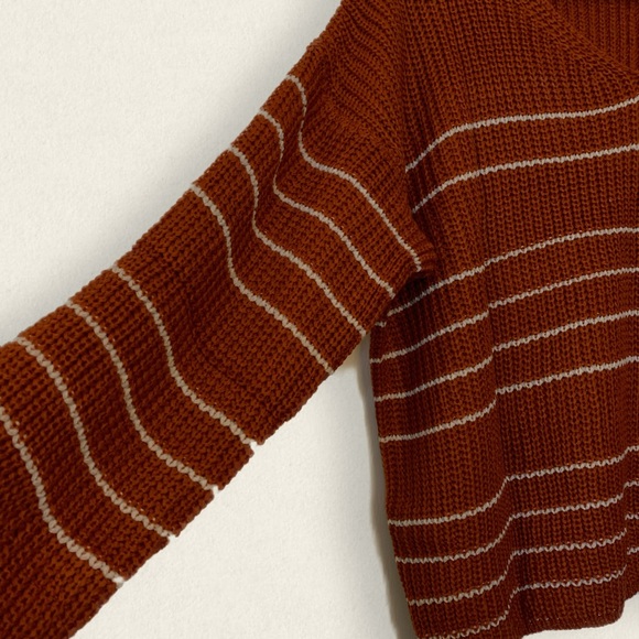 Drop Shoulder Striped Sweater - Picture 4 of 4